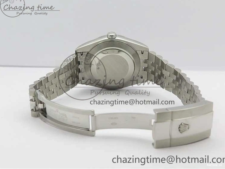 1219 DateJust 41mm 126334 SS BP Maker 1:1 Best Edition New Version Gray Roman Dial on Jubilee Bracelet Reliable 3035